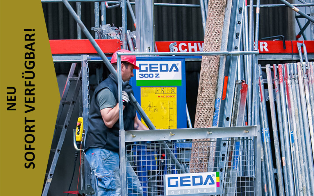 VERKAUF: Zahnstangenaufzug GEDA 300 Z